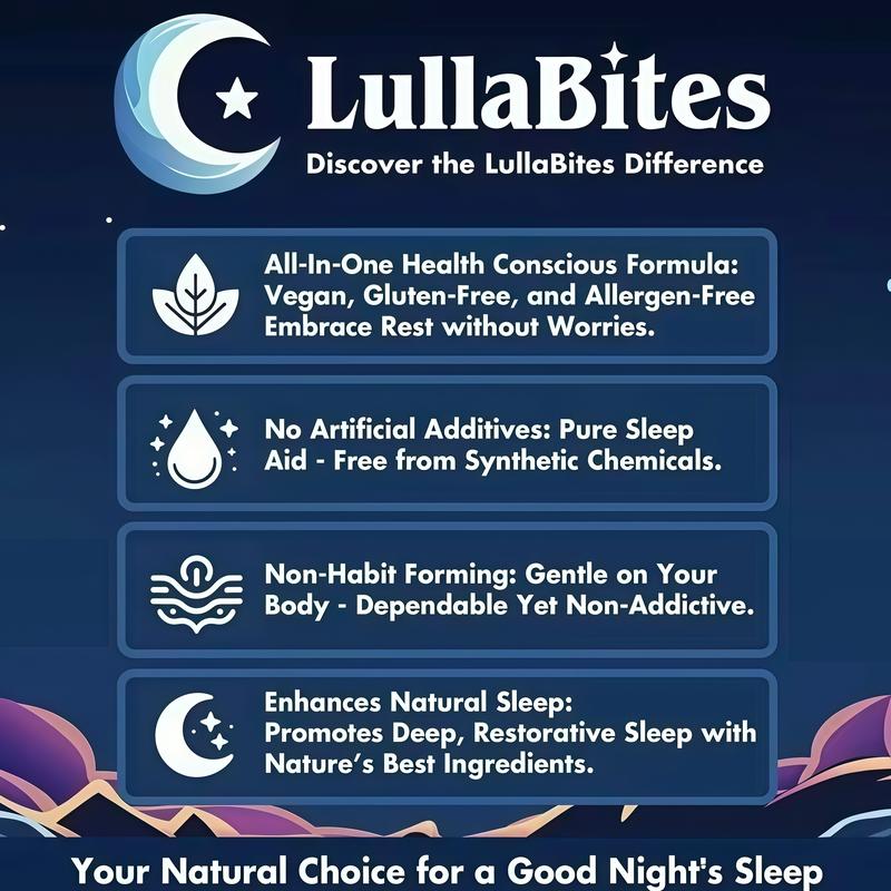 LullaBites Natural Sleep Gummies – Calm Bedtime Support for Kids & Peaceful Nights