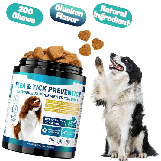 Natural Flea and Tick Support Chews