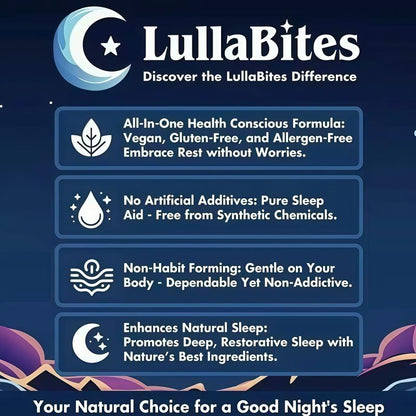 LullaBites Natural Sleep Gummies – Calm Bedtime Support for Kids & Peaceful Nights
