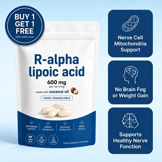 R-Alpha Lipoic Acid Softgels for Cellular Energy & Health Support