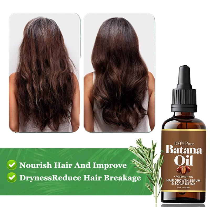 100% Pure Batana Oil with Rosemary Oil | Hair Growth & Scalp Nourishing Serum (30ml)