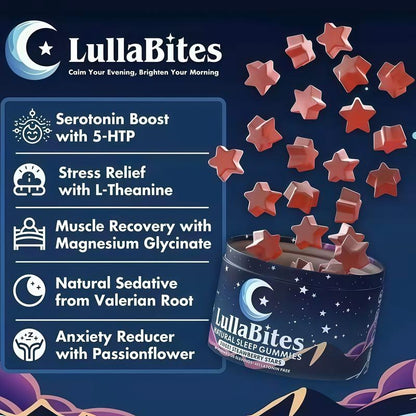 LullaBites Natural Sleep Gummies – Calm Bedtime Support for Kids & Peaceful Nights