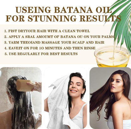 100% Pure Batana Oil with Rosemary Oil | Hair Growth & Scalp Nourishing Serum (30ml)