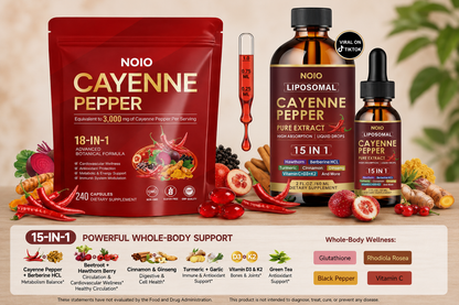 Cayenne Pepper Liquid Drops – Advanced Circulation & Daily Wellness Support