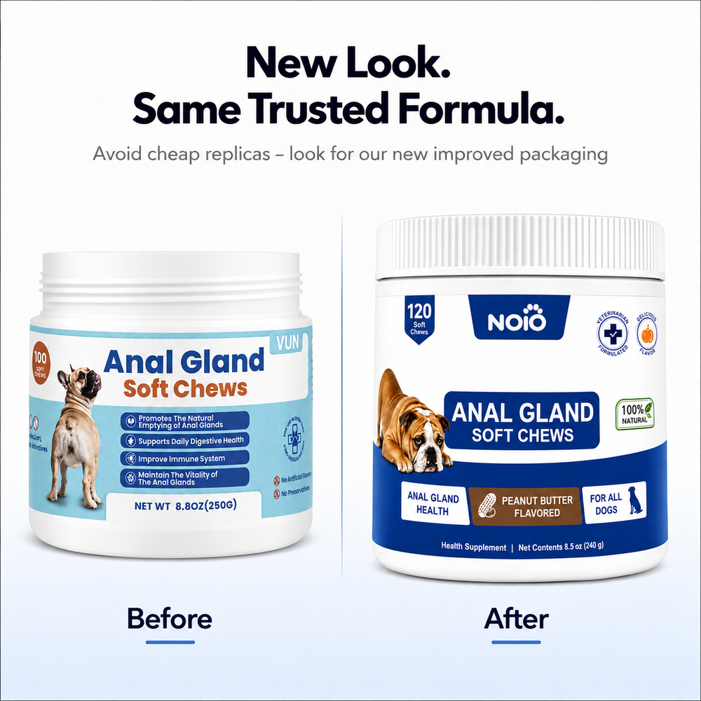 NOIO Anal Gland Support Chews for Dogs All size