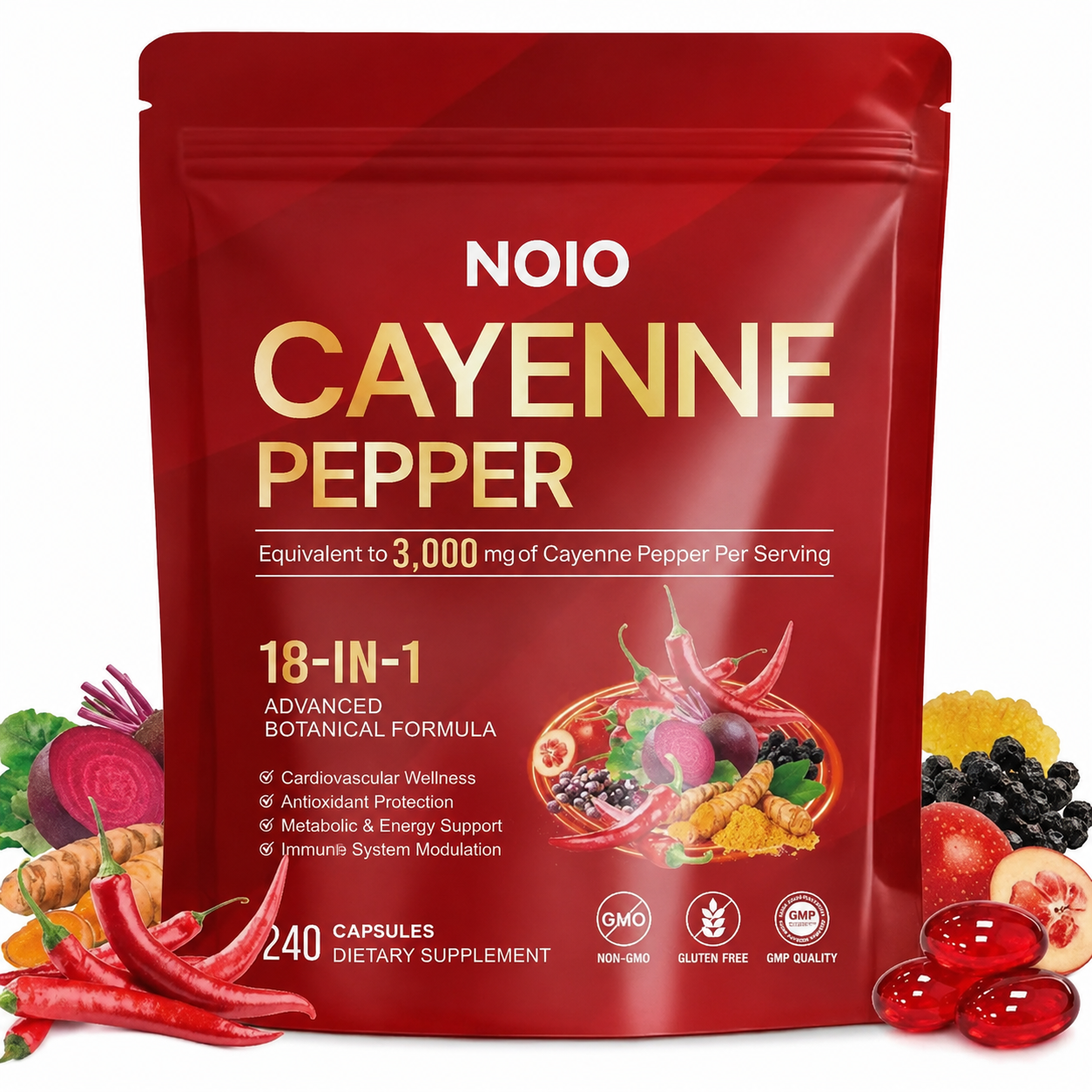 Cayenne Pepper Liquid Drops – Advanced Circulation & Daily Wellness Support