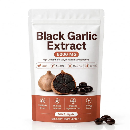 Black Aged Garlic Extract Soft Gel Capsules